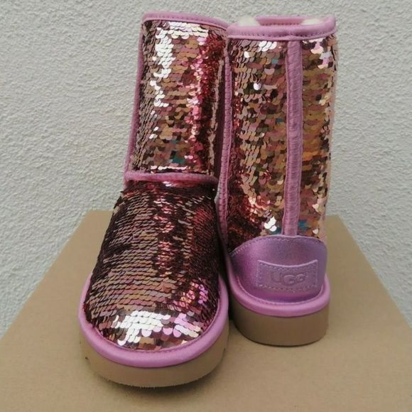 UGG Classic Short Sequin Boots - Picture 3 of 7
